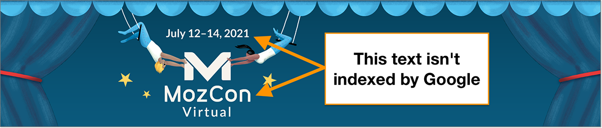 Search Engines Can't Read This Text