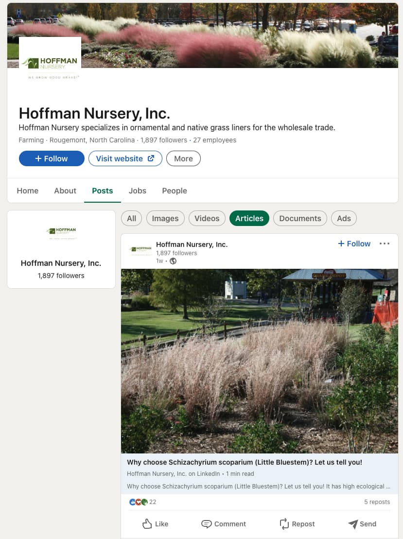 Articles by Hoffman Nursery, Inc. on LinkedIn