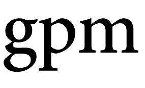GPM logo black