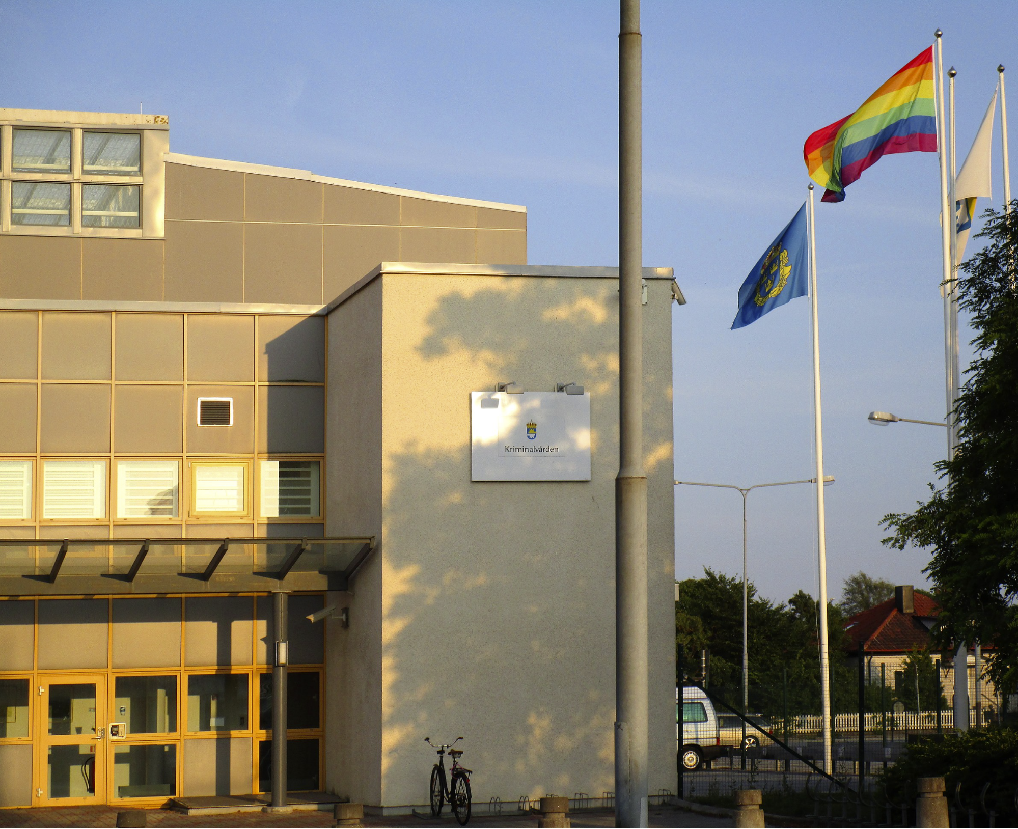 Screenshot of a business flying a Pride flag